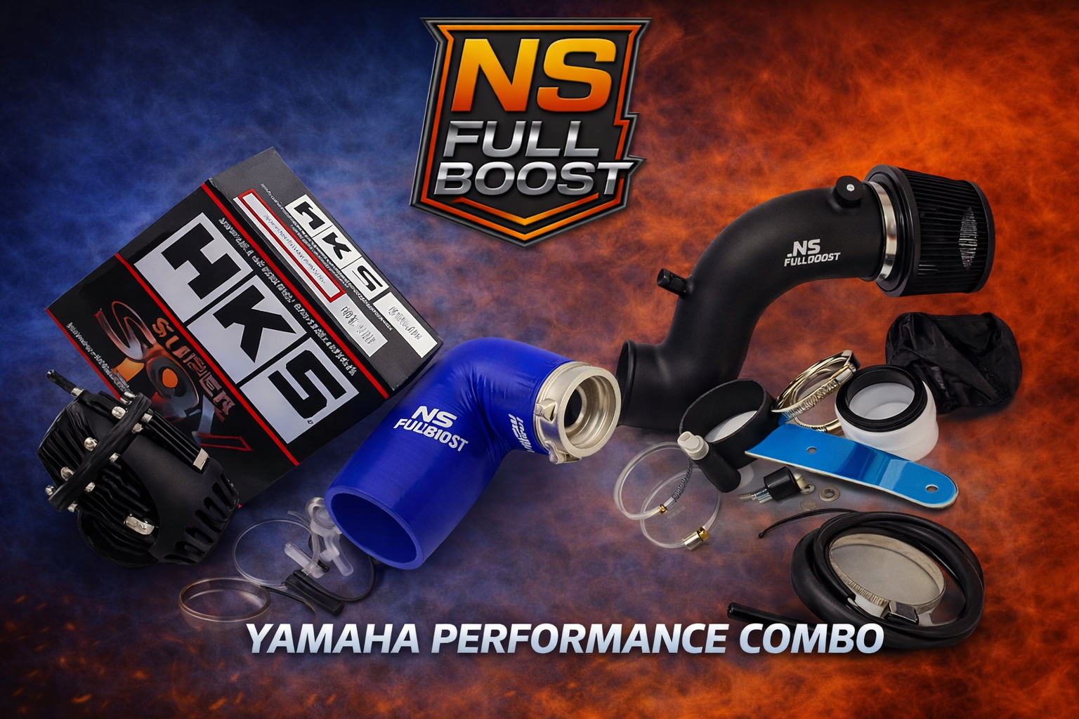 NS FullBoost Yamaha GP / FX Performance Combo
- Intake + Blow Off Valve Kit